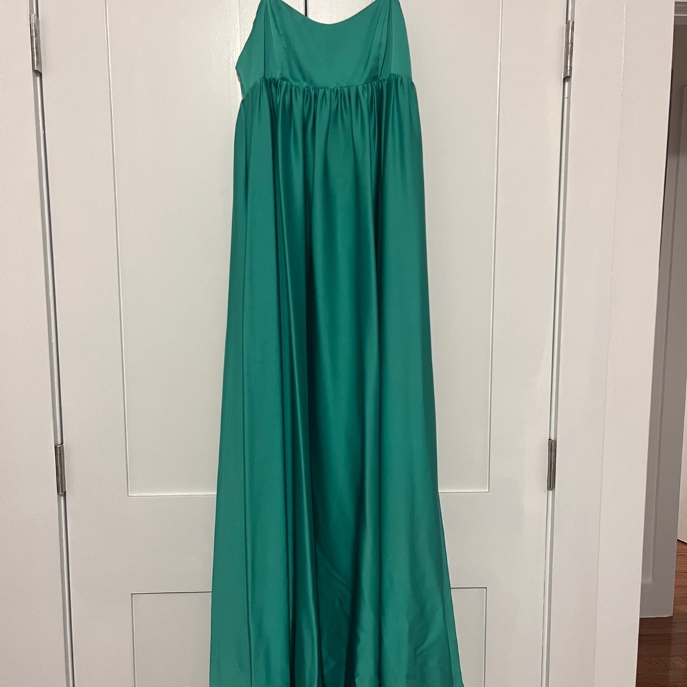 Fame and Partners Teal Maxi Dress